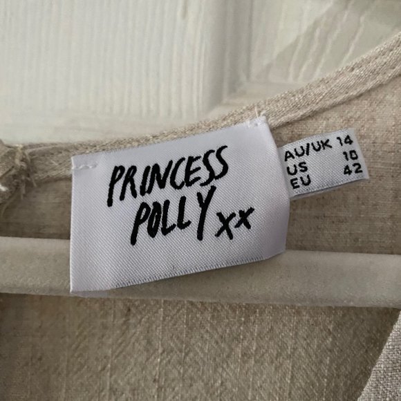 *SOLD* Princess Polly Zara Romper in Natural 10 - Picture 9 of 10
